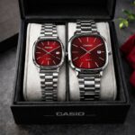 Casio Couple Watch - Red