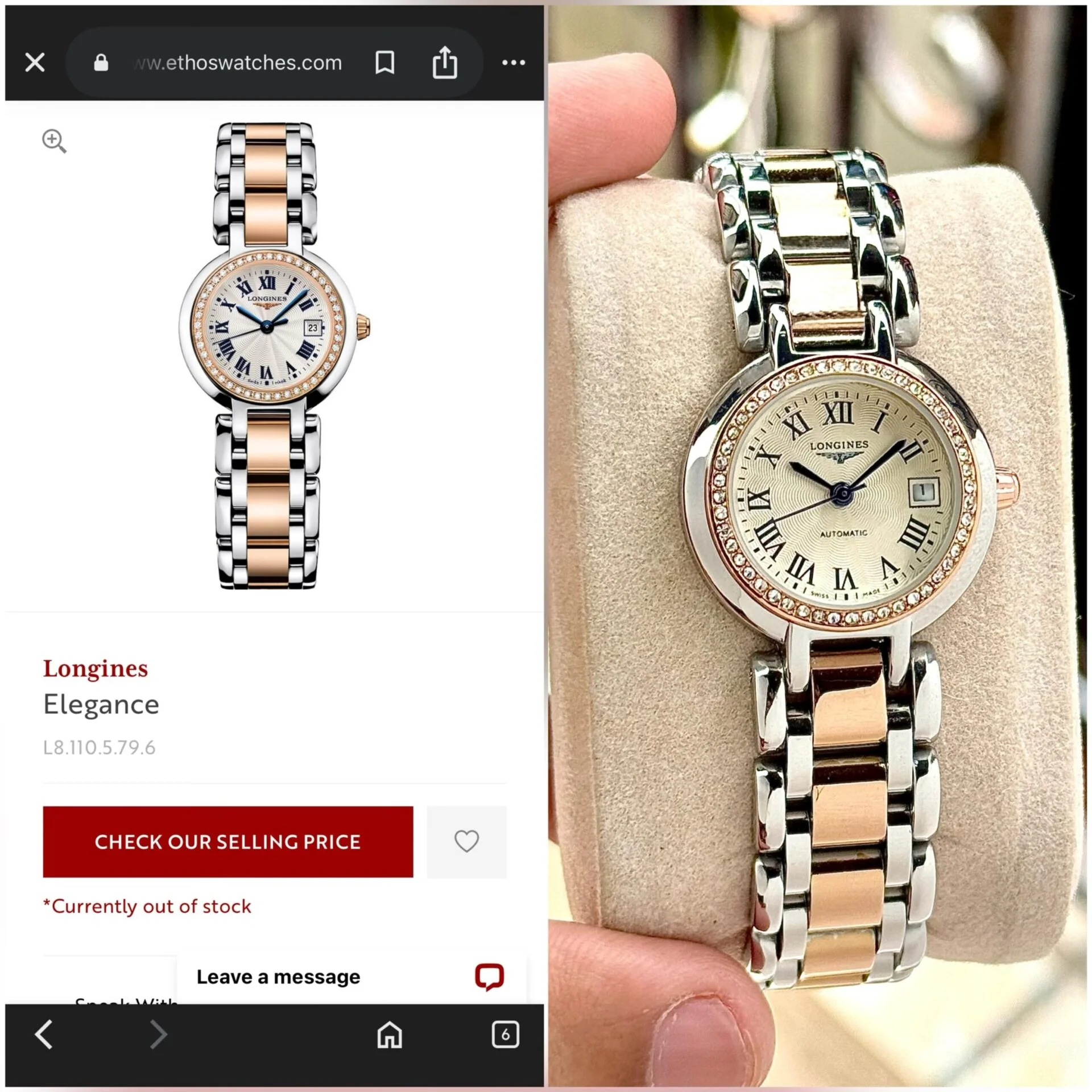 992ed2bf-8630-4a30-b4d5-e894e8d595ca-compressed-1-scaled-1.webp LONGINES ELEGANCE AUTOMATIC - Image 1