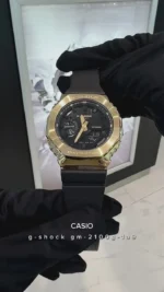 G-SHOCK GM-2100 GOLD BLACK DIAL METAL BODY - Image 7