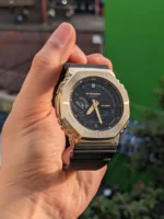 G-SHOCK GM-2100 GOLD BLACK DIAL METAL BODY - Image 4