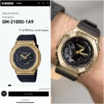 G-SHOCK GM-2100 GOLD BLACK DIAL METAL BODY - Image 6