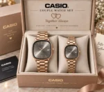 Casio Couple Watch Set - Rose Gold - Image 6