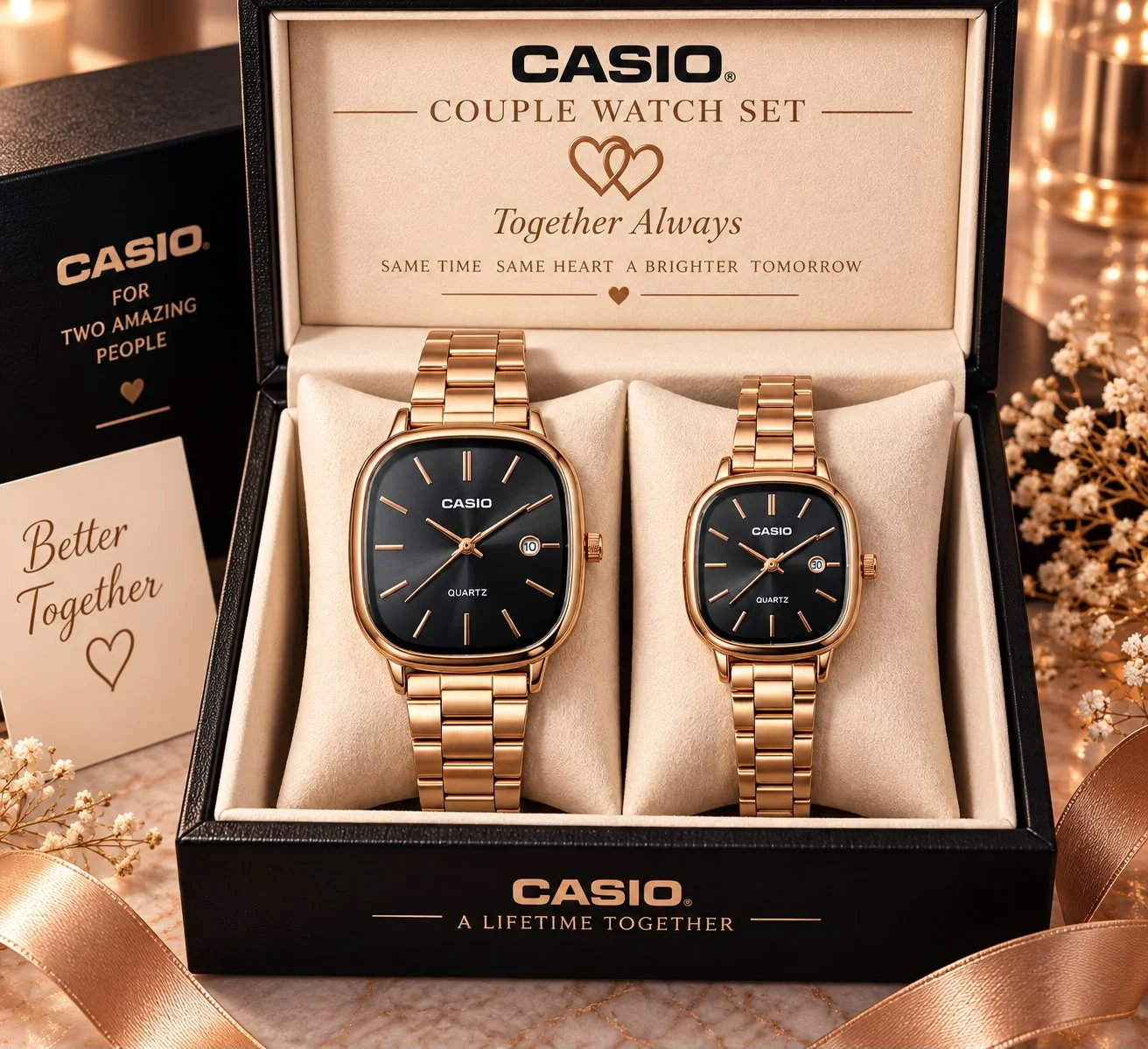 WhatsApp Image 2026-09-13 at 14.43.44 (4) Casio Couple Watch Set - Rose Gold - Image 1
