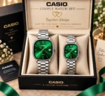 Casio Couple Watch Set - Silver - Image 3